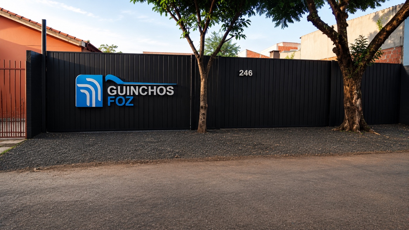 Fachada do escritório da Guinchos Foz